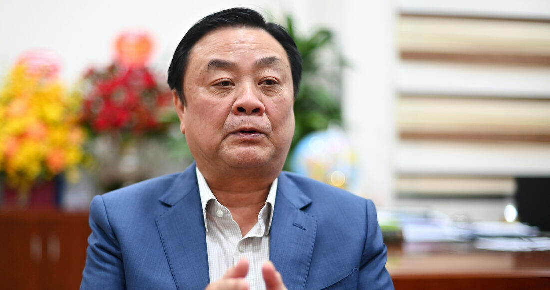 Bộ trưởng Nông nghiệp và Phát triển nông thôn Lê Minh Hoan. Ảnh: Giang Huy
