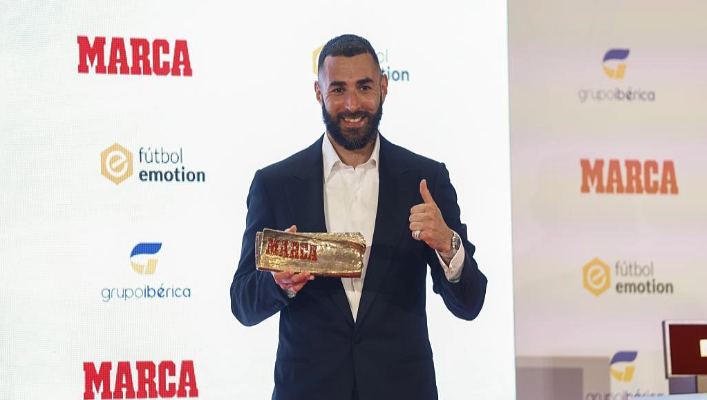 Benzema giành thêm một giải thưởng cá nhân trong sự nghiệp. Ảnh: Marca