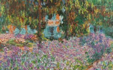 Tác phẩm The Artists Garden at Giverny, Claude Monet sáng tác năm 1990. Ảnh: Claude-monet