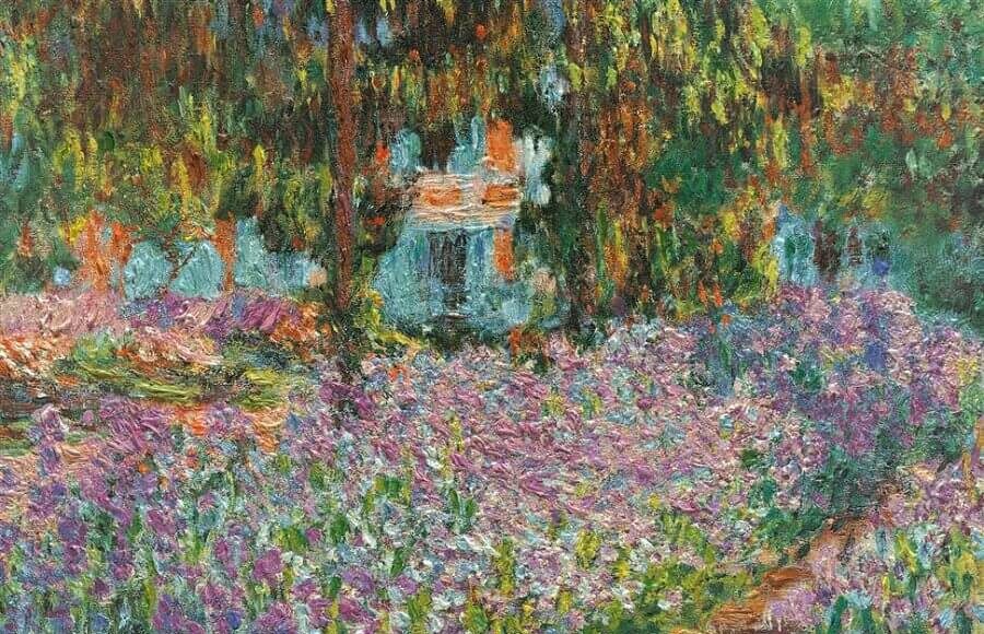 Tác phẩm The Artists Garden at Giverny, Claude Monet sáng tác năm 1990. Ảnh: Claude-monet