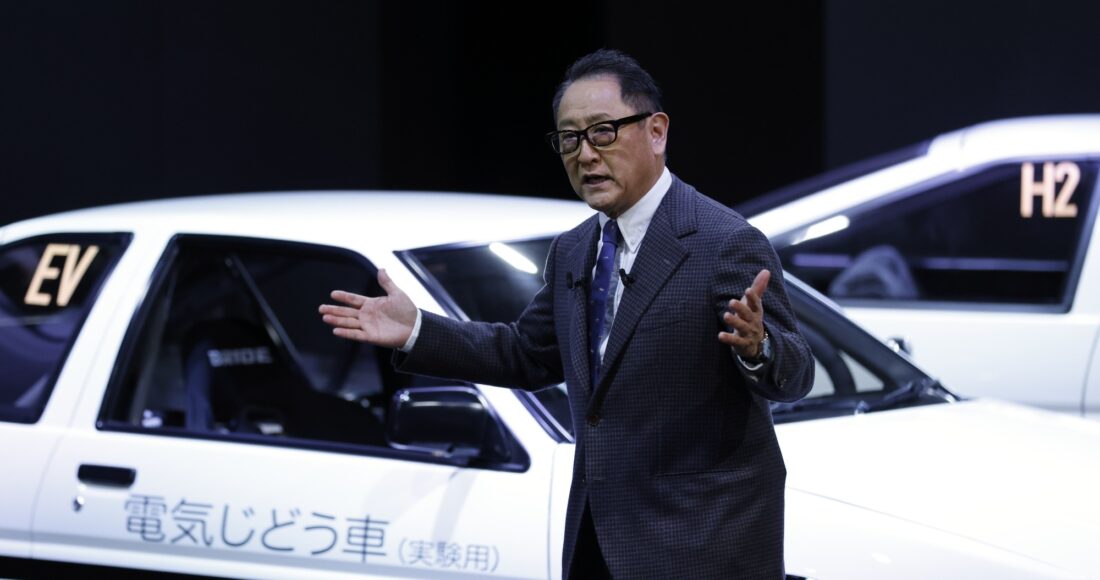 Chủ tịch Toyota Akio Toyoda. Ảnh: Bloomberg