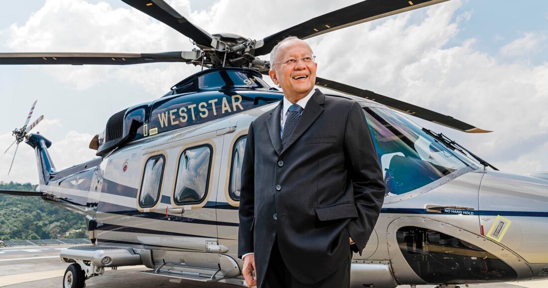 Syed Azman Syed Ibrahim, Chủ tịch Weststar Aviation Services. Ảnh: Forbes