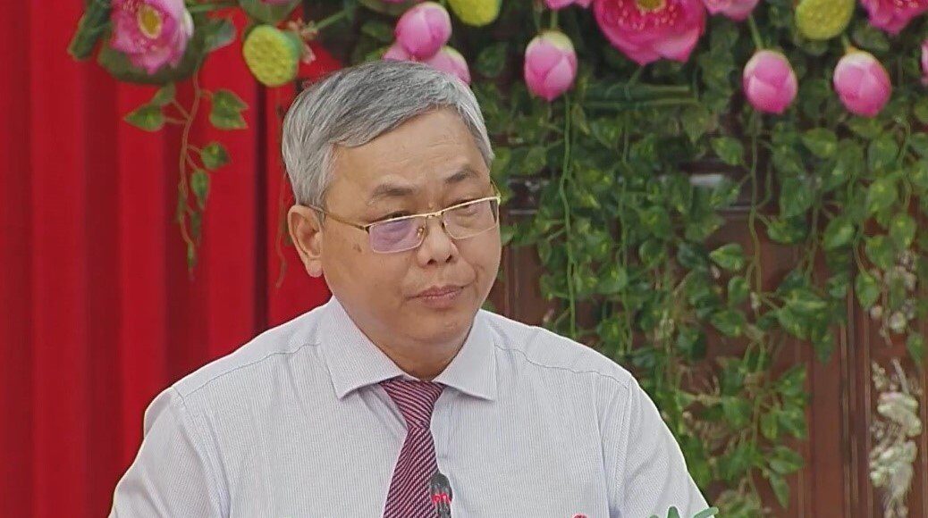 Ông Nguyễn Việt Trí trong một hội nghị vào tháng 7. Ảnh: Ngọc Tài