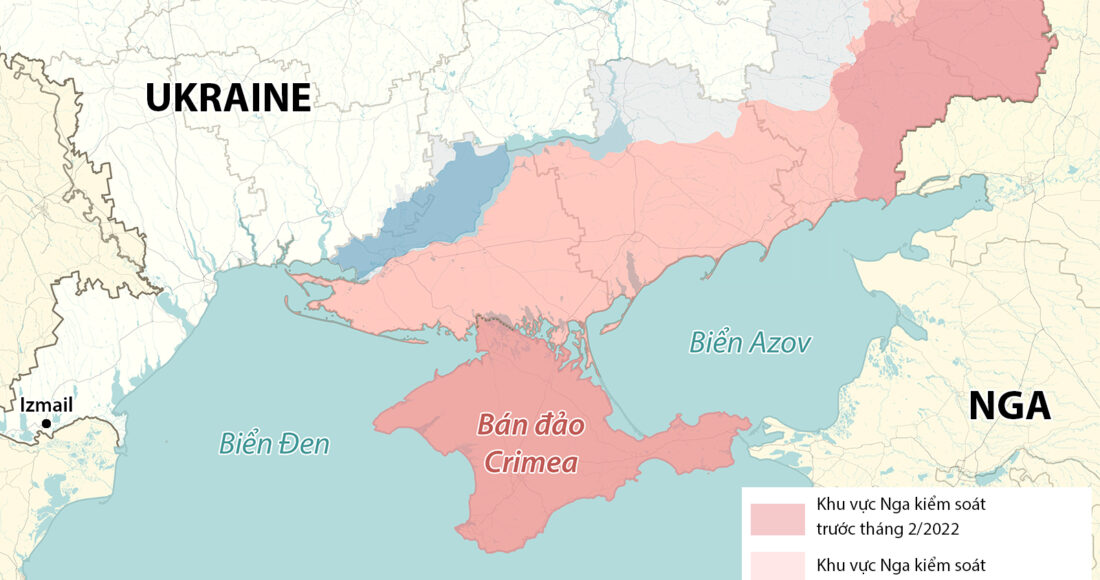 Vị trí cảng Izmail. Đồ họa: RYV