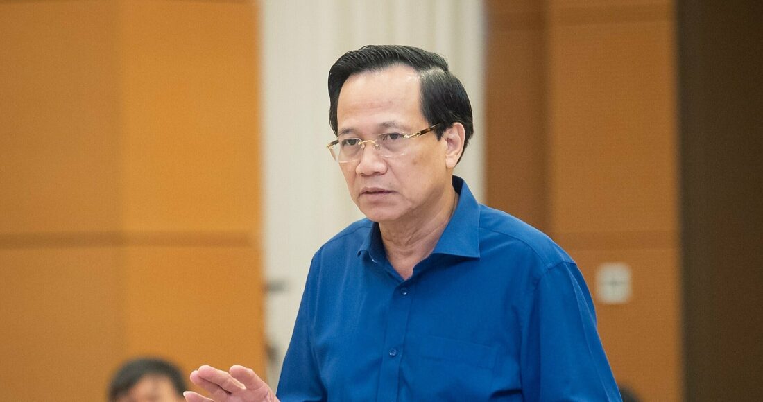 Bộ trưởng Lao động Thương binh và Xã hội Đào Ngọc Dung. Ảnh: Hoàng Phong