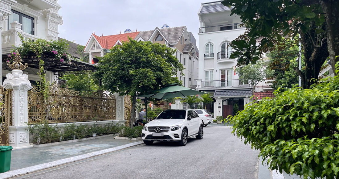 Hiện trường vụ bắt cóc. Ảnh: Phạm Dự