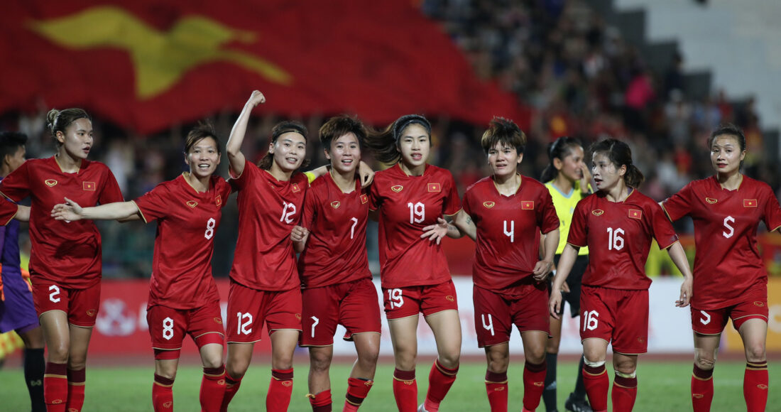 World Cup 2023 là thành quả xứng đáng sau những nỗ lực không biết mệt mỏi của đội tuyển nữ Việt Nam. Ảnh: Đức Đồng