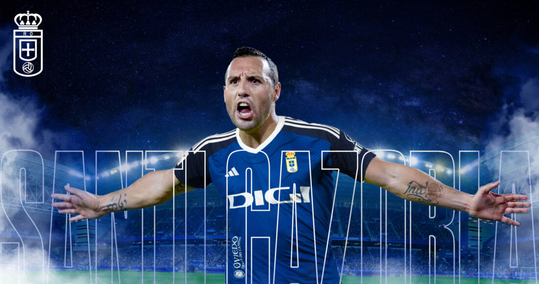 Ovidedo công bố Santi Cazorla. Anh sẽ ra sân khi đội tiếp Racing Santander Chủ nhật tuần này 20/8. Ảnh: Real Oviedo