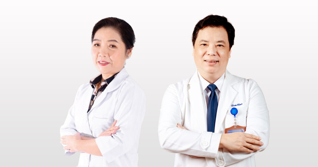 PGS.TS.BS Lê Bạch Mai và TS.BS Trương Hồng Sơn (phải). Ảnh: NVCC