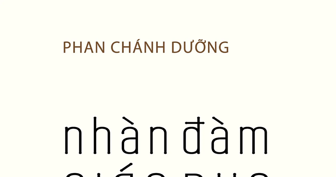 Bìa Nhàn đàm giáo dục, 268 trang. Ảnh: Phanbook