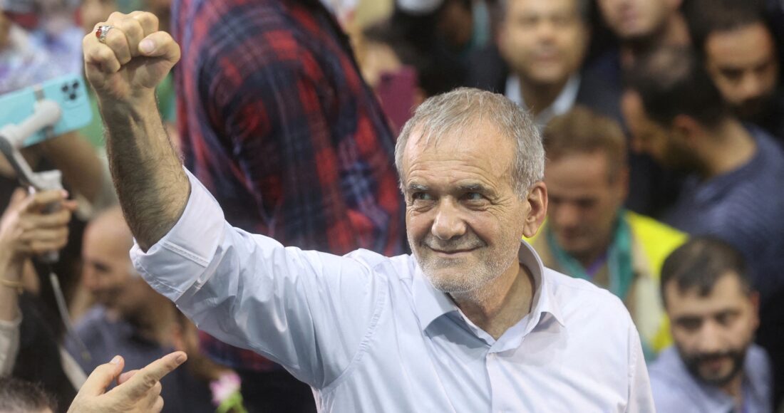 Ông Masoud Pezeshkian tại Tehran, Iran, ngày 23/6. Ảnh: Reuters