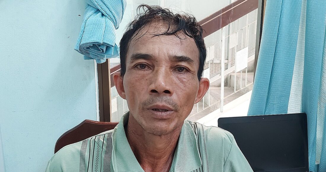 Đen tại cơ quan điều tra. Ảnh: Phước Thanh