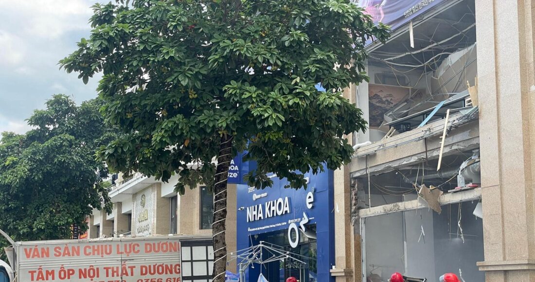 Hiện trường vụ việc. Ảnh: V.N