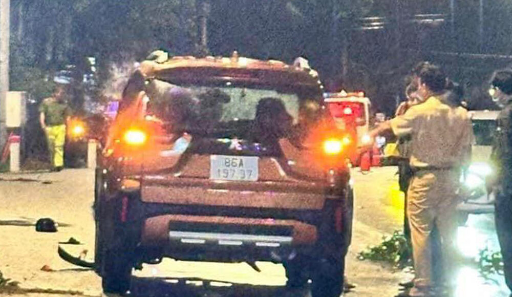 Hiện trường vụ tai nạn tối 21/7. Ảnh: Nguyễn Tư