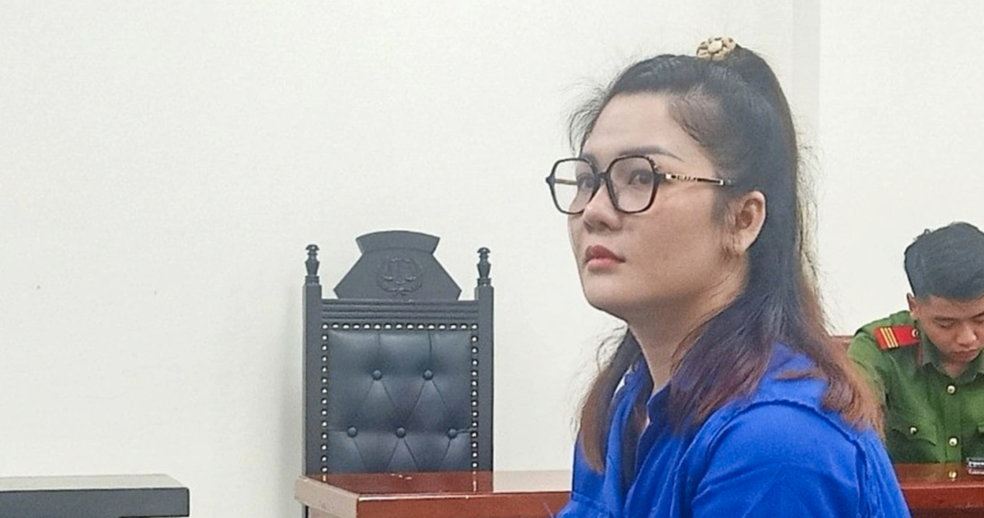 Bị cáo Nguyễn Thị Thương tại tòa ngày 3/7. Ảnh: Danh Lam