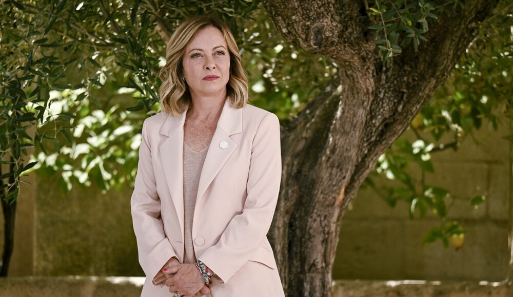 Thủ tướng Italy Giorgia Meloni tại một hội nghị ở Apuli, Italy, ngày 13/6. Ảnh: AFP