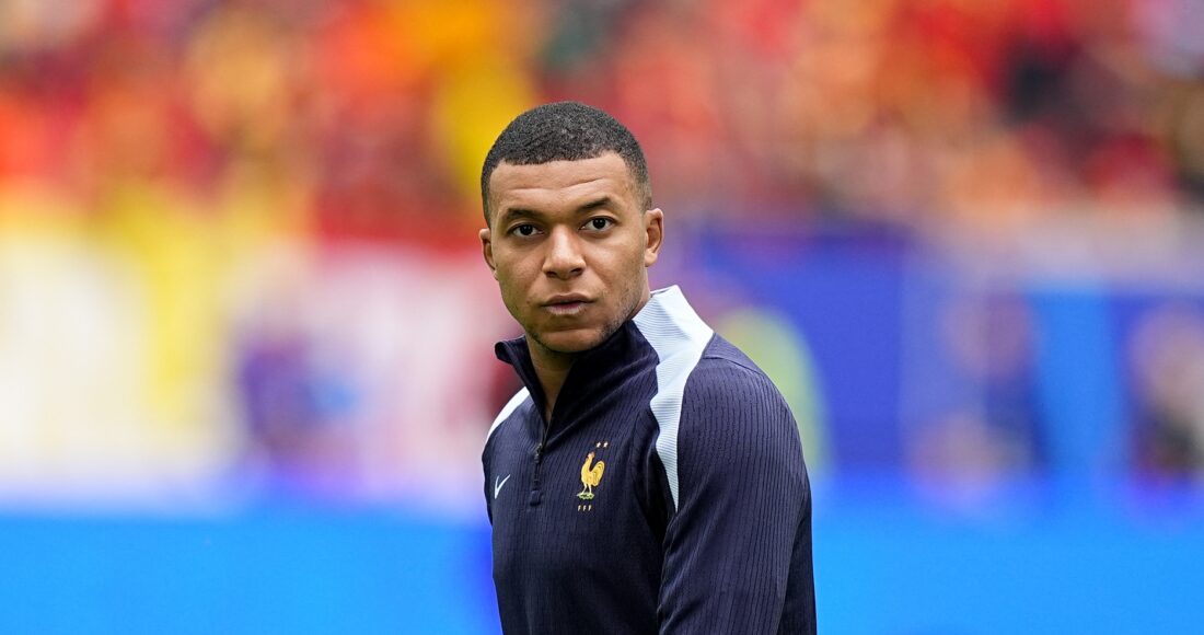 Kylian Mbappe tại Dusseldorf, Đức, ngày 1/7. Ảnh: AFP