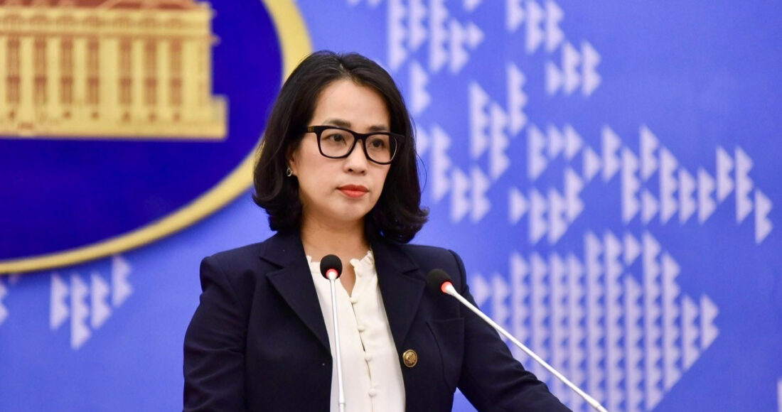 Người phát ngôn Bộ Ngoại giao Phạm Thu Hằng. Ảnh: BNG