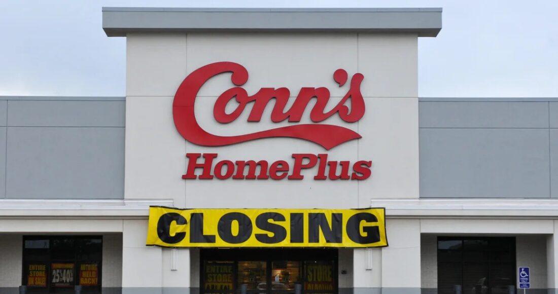 Một cửa hàng của Conn’s HomePlus tại Wichita Falls, Texas chuẩn bị đóng cửa. Ảnh: USA Today