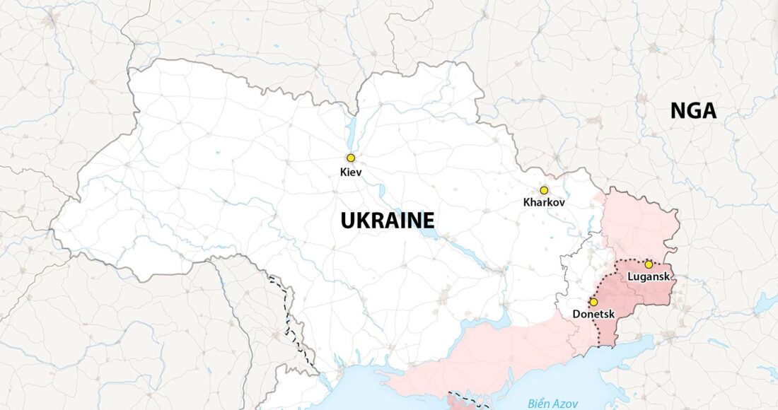 Cục diện chiến sự Nga - Ukraine. Đồ họa: WP