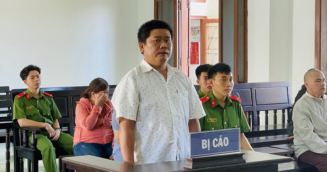 Đặng Trường Cung tại phiên xét xử. Ảnh: Thế Minh