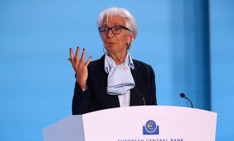 Chủ tịch ECB Christine Lagarde trong một cuộc họp ở Frankfurt (Đức) tháng 4/2024. Ảnh: Reuters
