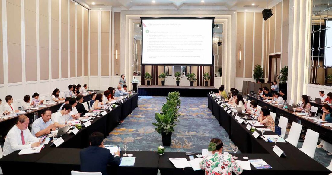 Các doanh nghiệp, chuyên gia dự hội thảo ngày 16/7. Ảnh: