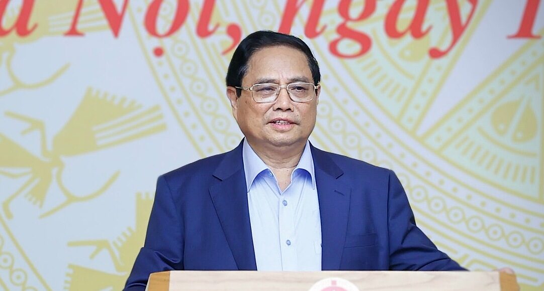 Thủ tướng Phạm Minh Chính phát biểu tại hội nghị ngày 16/7. Ảnh: VGP