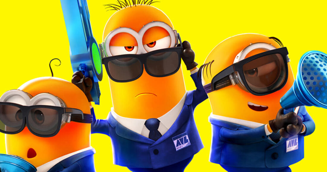 Các Minion hóa thành siêu anh hùng cứu chủ nhân Gru trong phim Despicable Me 4 (Kẻ trộm mặt trăng).