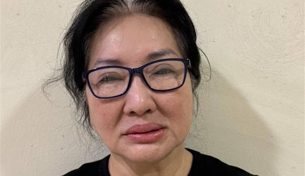 Bà Nguyễn Thị Như Loan tại cơ quan điều tra. Ảnh: Bộ Công an