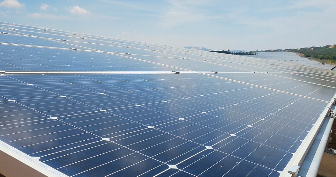 Nhà máy điện mặt trời đã đưa vào hoạt động ở TP Phan Thiết, tỉnh Bình Thuận. Ảnh: Việt Quốc