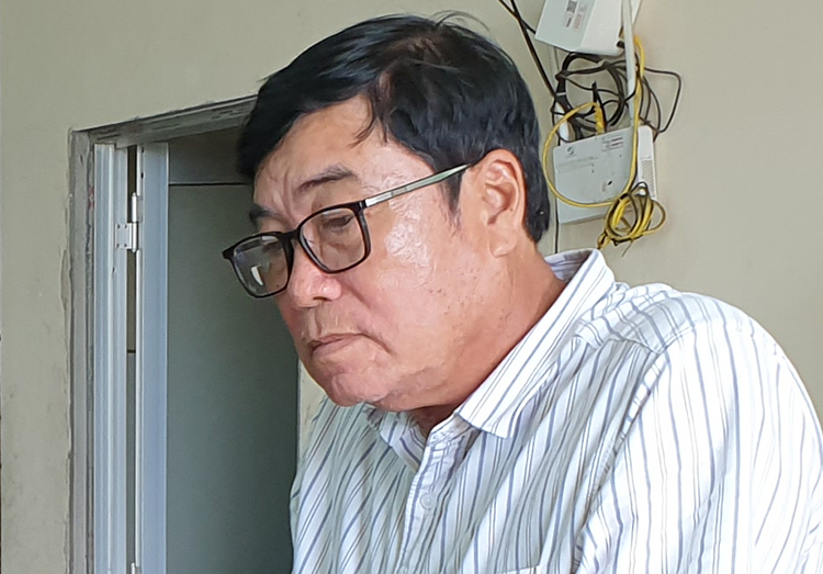 Ông Trần Việt Thắng khi bị bắt tạm giam. Ảnh: An Bình