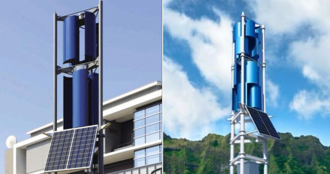 Các mẫu turbine gió VCCT. Ảnh: Kanao Winds