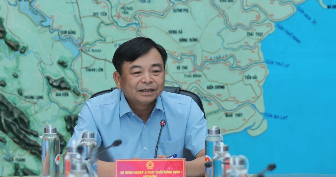 Thứ trưởng Nguyễn Hoàng Hiệp nói tại cuộc họp. Ảnh: G.C