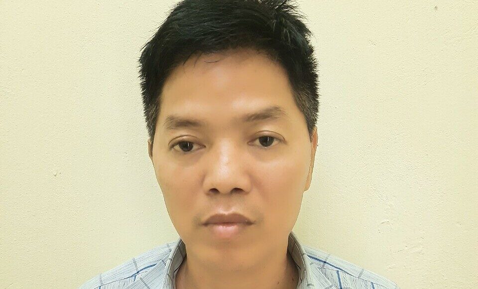 Bị can Lê Văn Tiệp. Ảnh: Công an Hoài Đức