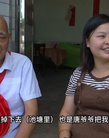 Ông Đường - người hai lần cứu Từ Cẩn rơi xuống cùng một cái ao, cách nhau 25 năm. Ảnh: Hunan