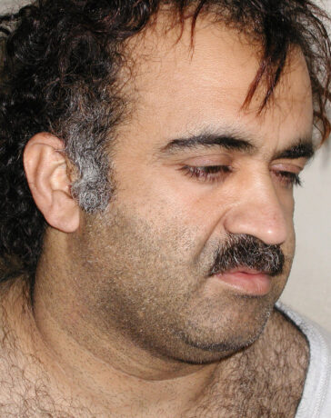 Kẻ chủ mưu vụ khủng bố 11/9 Khalid Sheikh Mohammed trong ảnh công bố hồi tháng 3/2003. Ảnh: Reuters