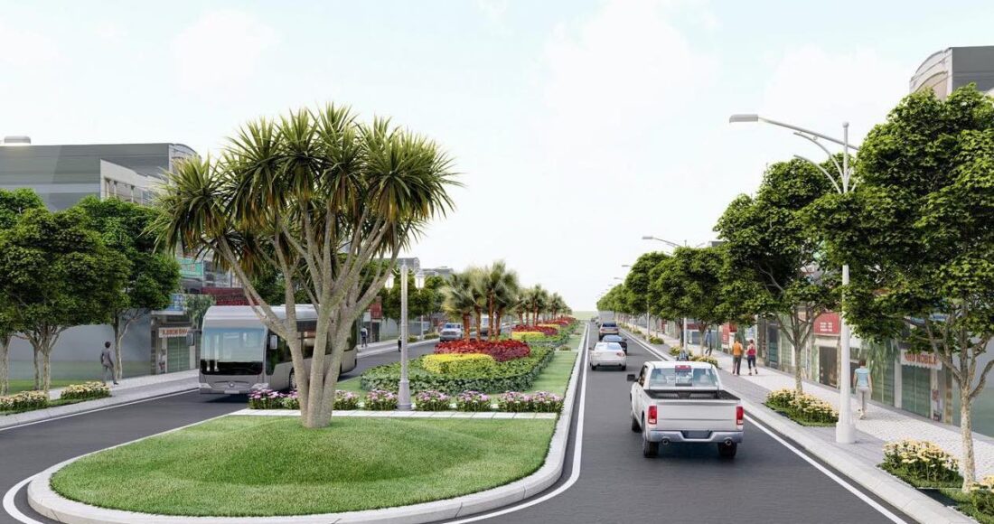 Phối cảnh dự án nâng cấp đường Thạnh Xuân 25 khi hoàn thành nâng cấp. Ảnh: UBND quận 12
