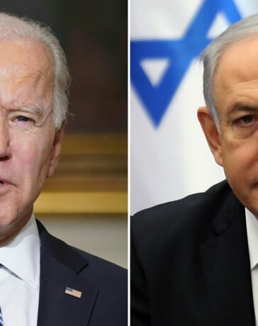 Tổng thống Mỹ Biden (trái) và Thủ tướng Benjamin Netanyahu. Ảnh: CNN