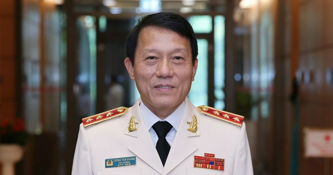 Bộ trưởng Công an Lương Tam Quang. Ảnh: Giang Huy