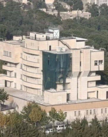 Công trình được cho là nơi ở của thủ lĩnh Hamas tại Tehran, Iran trong ảnh công bố ngày 31/7. Ảnh:TWZ