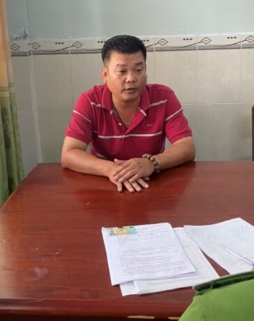 Lập tại cơ quan điều tra. Ảnh: Thanh Nguyên