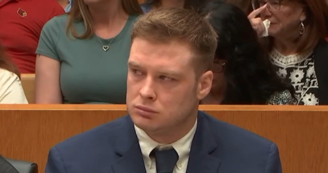 Christopher Gregor khi nghe tuyên án. Ảnh: 6abc