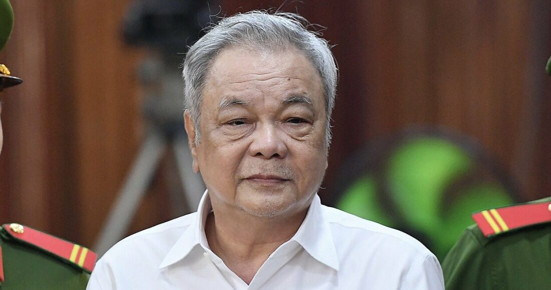 Ông Trần Quí Thanh tại phiên xử sơ thẩm hồi tháng 4. Ảnh: Thanh Tùng