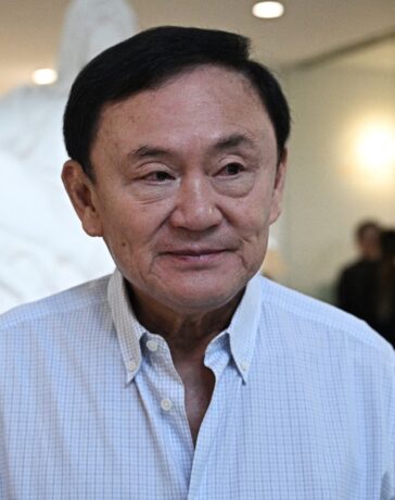 Cựu thủ tướng Thái Lan Thaksin Shinawatra tại Bangkok ngày 5/6. Ảnh: AFP