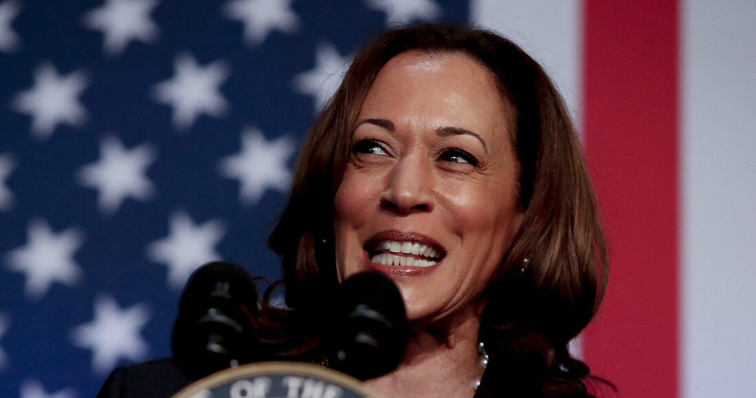Phó tổng thống Mỹ Kamala Harris dự sự kiện ở bang Michigan ngày 17/7. Ảnh: AFP