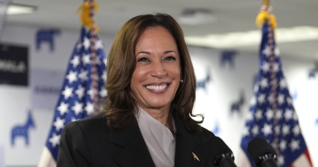 Phó tổng thống Kamala Harris tại Wilmington, bang Delaware ngày 22/7. Ảnh: AP