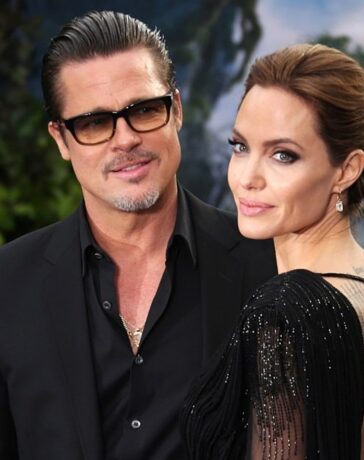Brad Pitt và Angelina Jolie dự triển lãm The World of Maleficent tại London năm 2014. Ảnh: AP