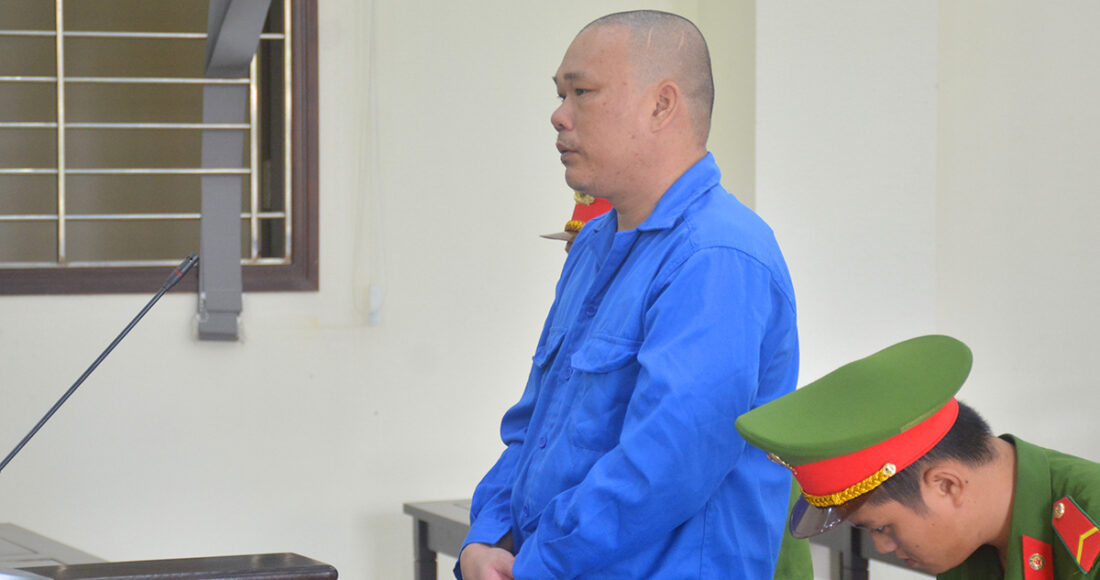 Nguyễn Trường Thành tại tòa. Ảnh: Nam An