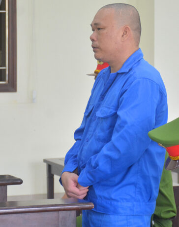Nguyễn Trường Thành tại tòa. Ảnh: Nam An